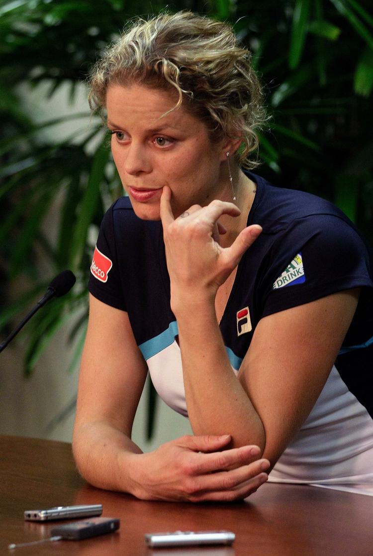 uheldig. Kim Clijsters er nu ved at komme tilbage efter skader i tenniskampe og ved bryllupper. 