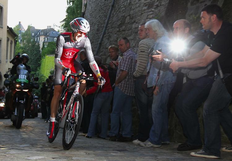 rutine. Andreas Klöden kæmper sig op ad en stigning på prologen i Tour of Luxembourg sidste år. 