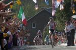Suveræn. Belgiske Philippe Gilbert vandt udne problemer klassiskeren Fleche Wallonne. 