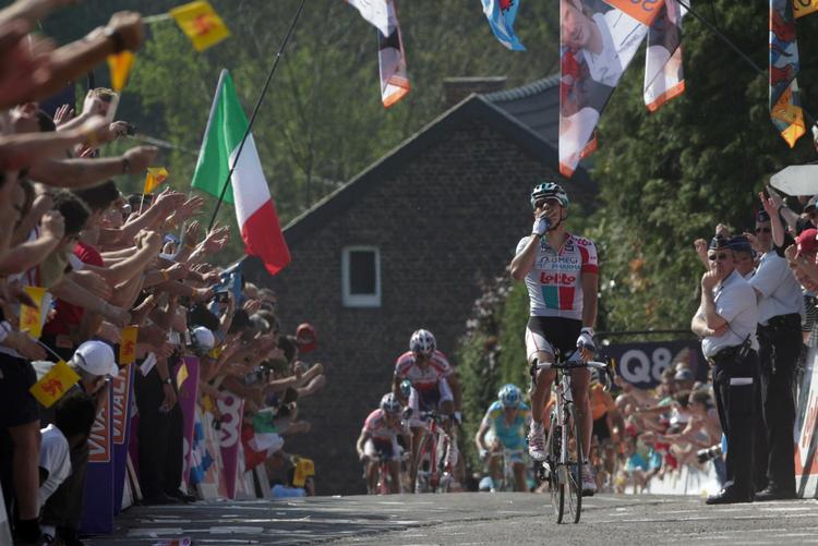 Suveræn. Belgiske Philippe Gilbert vandt udne problemer klassiskeren Fleche Wallonne. 