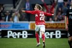 Matchvinder. Martin Svensson scorede kampens eneste mål, da Silkeborg hjemme slog Sønderjyske. 