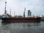 The Danica Sunrise at anchor in Mumbai after being checked for weapons by Indian authorities. 