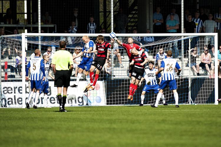 Rod. Der var ikke meget superligaklasse over eftermiddagens forestilling i Esbjerg. 