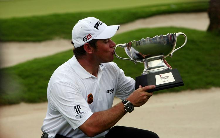 Vinder. Lee Westwood strøg søndag til tops ved Indonesia Masters og det gav bonus på ranglisten. 