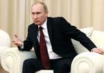 The Russian premier Vladimir Putin is on an official visit to Denmark today. Archive. 