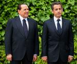 Stormagter. Italiens minsterpræsident, Silvio Berlusconi, og Frankrigs præsident, Nicolas Sarkozy, vil øge presset på Syrien. 