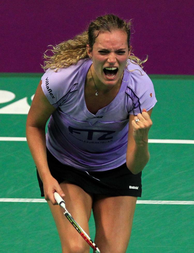 sejr. Tine Baun kæmpede sig tilbage i New Delhi. 