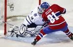 Småskadet. Lars Eller og Montreal tabte i nat i forlænget spilletid og dermed med 4-3 i kampe mod Boston. 
