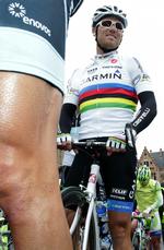 Regnbuemanden. Thor Hushovd kunne have vundet Paris-Roubaix, antyder han. 