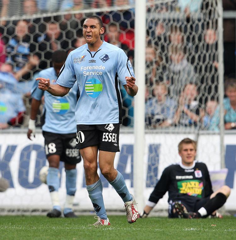 Randers-angriber Marc Nygaard drømmer - som alle andre, der har været en del af Morten Olsens landsholdstrup – om VM i Sydafrika. Arkivfoto: Ernst van Norde/Polfoto 