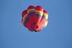 Vejrrekord. Varmluftsballon over København i den varmeste april måned, der er målt i Danmark. 
