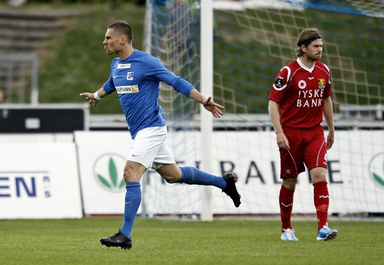 1-0. Der var ikke meget at juble over på Lyngby Stadion, men Bajram Fetais m ål vil de fleste kunne huske. 