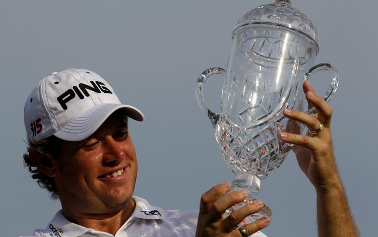 omspil. Lee Westwood nappede trofæet i St. Jude Classic. 