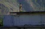 HELLE. Bin Ladens bolig i Abbottabad i Pakistan bevogtes nu af soldater. 