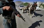 Sikkerheden er øget mange steder i verden. Her et checkpoint i Kabul, Afghanistan. 