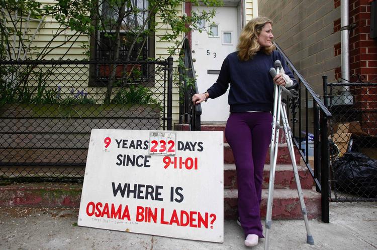 Cheryl Stewart har haft dette skilt oppe de sidste 8 år. I går tog hun det ned. 