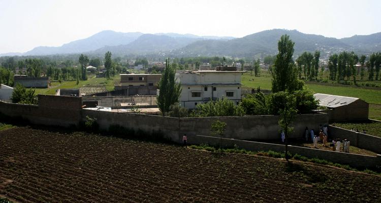 Gerningssted. Her i denne bygning i den pakistanske by Abbottabad blev Osama bin Laden dræbt. 