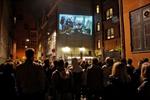 Væg. Filmfestivalen CPH PIX bragte bl.a. film ud på byens facader denne gang. 