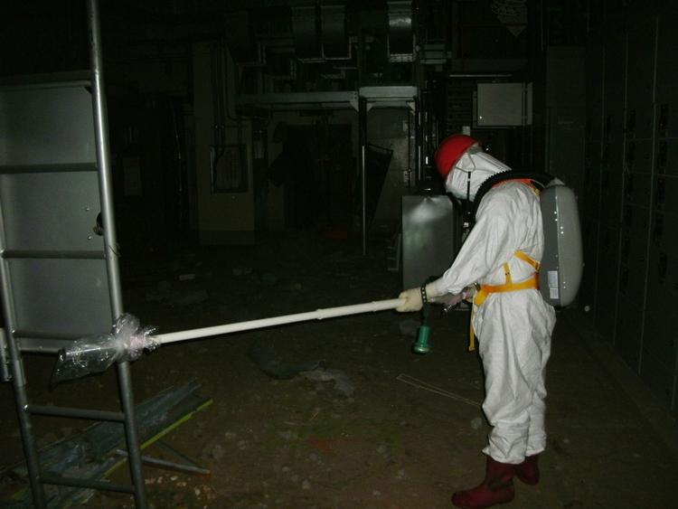 Comeback. I går gik ansatte på det ødelagte japanske Fukushima-atomkraftværk før første gang ind i reaktor 1, der blev hårdt ramt af jordskælvet og den efterfølgende tsunami 11. marts. 