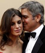 Clooney og Canalis til Oscar-festen sidste år. 