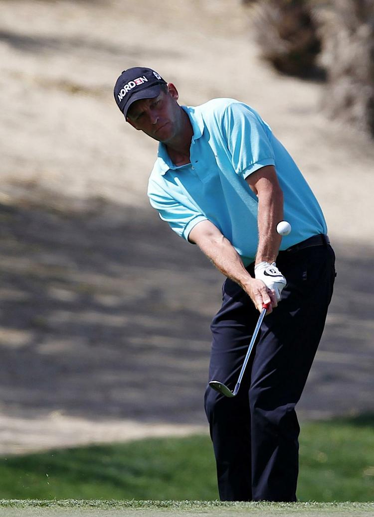 birdie. Et godt chip og en birdie på sidste hil gav Anders Hansen andenpladsen alene og dermed 222.220 euro (ca. 1,7 mio. kr.). 