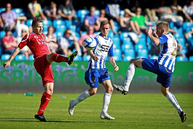 anfører. Nicolai Stokholm var utilfreds med FC Nordsjællands offensive spil mod Esbjerg. 