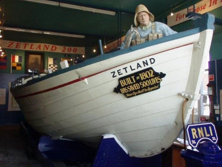 REDNINGSBÅD. 'Zetland' er i dag udstillet på redningsmuseet i Redcar. 