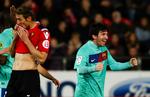 nederlag. På udebane har de rødklædte Mallorcaspillere vundt blot tre kampe, og på hjemmebane blev det heller ikke til point mod Lionel Messi og FC Barcelona. 