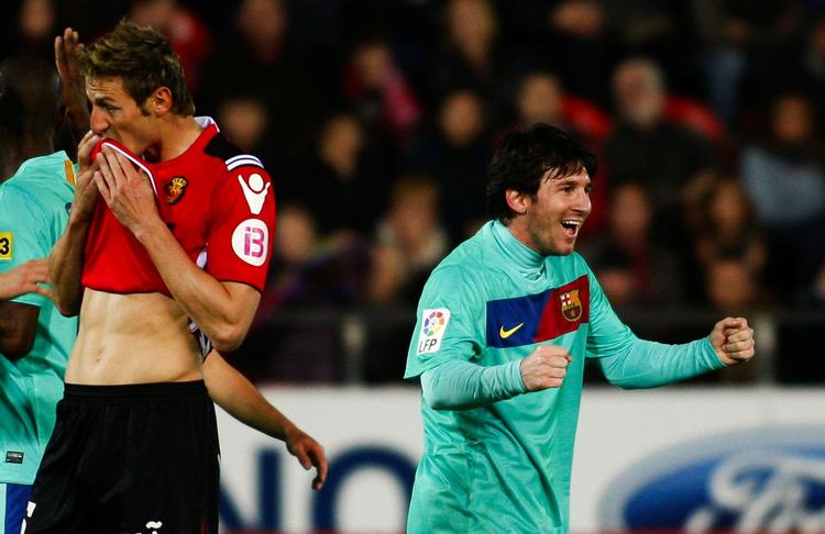 nederlag. På udebane har de rødklædte Mallorcaspillere vundt blot tre kampe, og på hjemmebane blev det heller ikke til point mod Lionel Messi og FC Barcelona. 