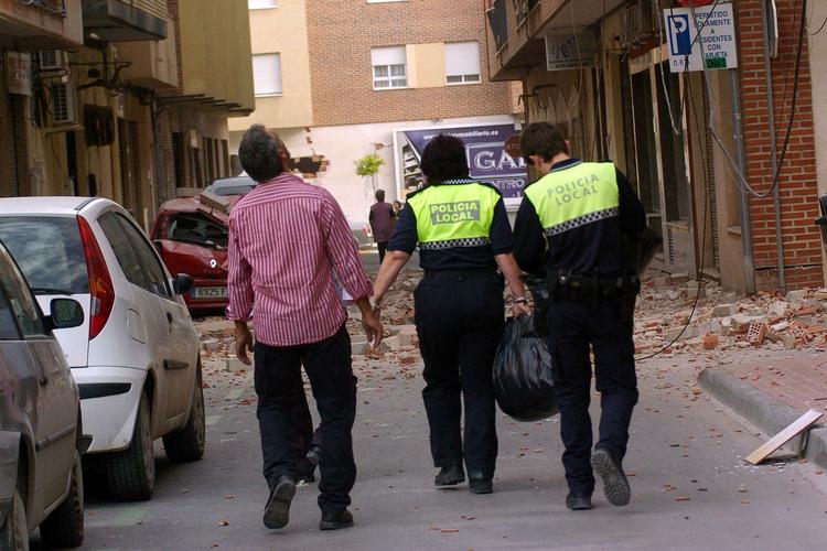 Jordskælvene i Lorca målte 4,4 og 5,3 på den åbne Richterskala. 
