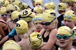 FOLKESPORT. Roskilde Tri vil lokke motionster i alle aldre til baglæns triatlon lørdag. Foto her er fra børnenes triatlon op til Challenge. 