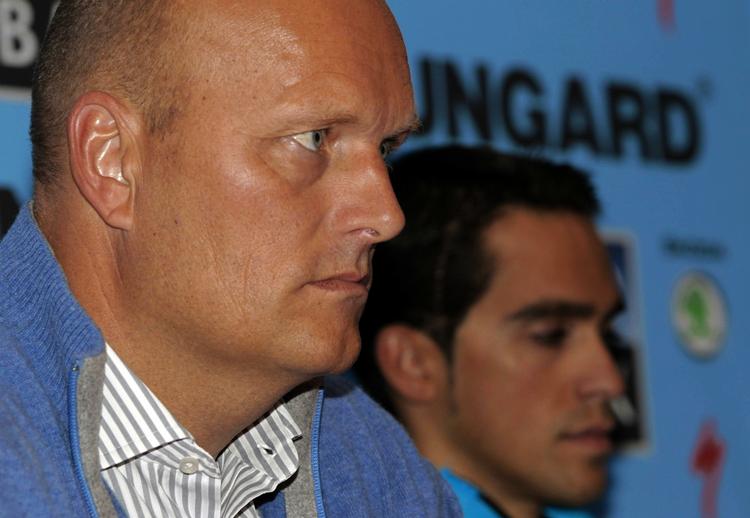 FORUNDRET. Danske Saxo Bank-Sungard ahr svært ved at forholde sig til doping-lækagen fra UCI. 