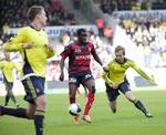 overmagt. I første halvleg var FCM klart bedre end Brøndby, der dog kom stærkt tilbage efter pausen. 