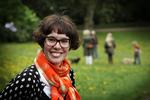 Velkommen. Amerikanske Genevieve Fry, der bor på Frederiksberg med sin danske mand,  er en af dem, integrationsministeren vil give  positiv særbehandling. 