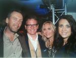 Ups. Artiklens forfatter, direktør for SF Film, Michael Fleischer, Rikke Ennis fra TrustNordisk samt en vis Camilla til højre. 