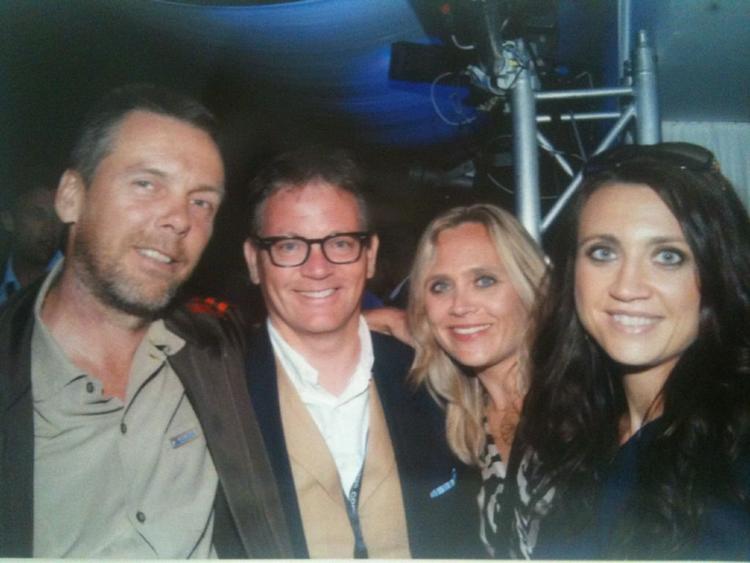 Ups. Artiklens forfatter, direktør for SF Film, Michael Fleischer, Rikke Ennis fra TrustNordisk samt en vis Camilla til højre. 
