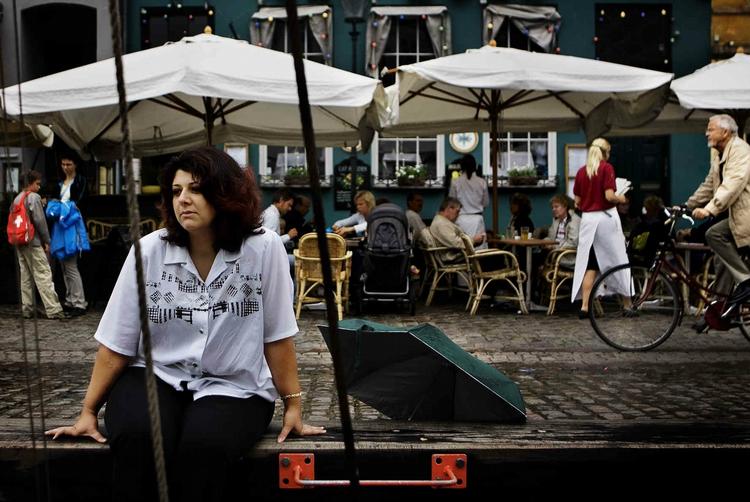 Cykling. Debatten raser i Nyhavn om kommende cykelstier. Kvinden på billedet her har ingen tilnytning til debatten. 