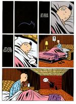 Hommage. Charles Burns refererer til Tintin  allerede fra historiens start. 