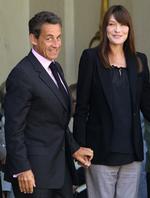 Tillykke. Nicolas Sarkozy og hans hustru, den fransk-italienske tidligere fotomodel Carla Bruni, venter barn. 