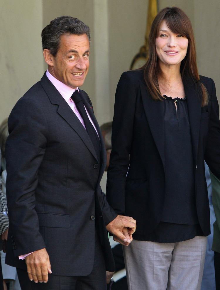 Tillykke. Nicolas Sarkozy og hans hustru, den fransk-italienske tidligere fotomodel Carla Bruni, venter barn. 