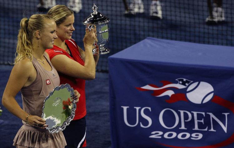 finalen. I sin hidtil eneste grandslamfinale tabte Caroline Wozniacki i 2009 til Kim Clijsters. 