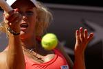 UDE. Det lykkedes ikke Caroline Wozniacki at komme til tops ved WTA-turneringen i Rom. 
