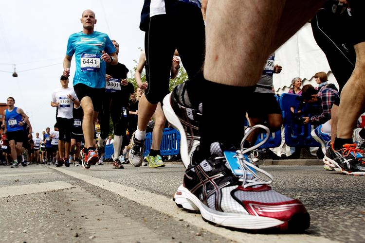 42 kilometer - det er hårdt for bentøjet. 