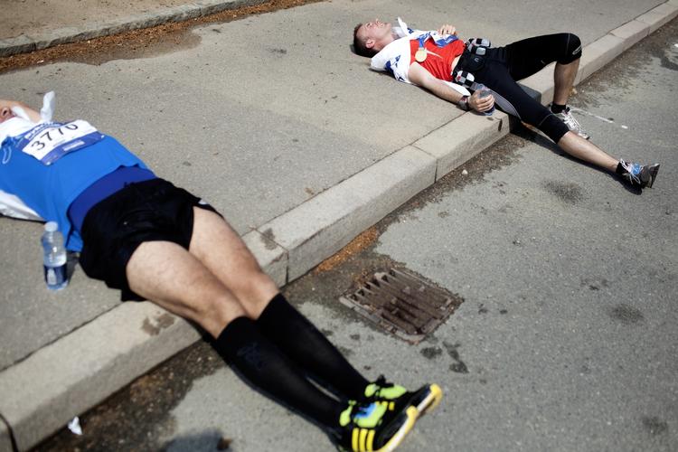 FÆRDIG. Godt at der er et helt år til næste gang, det er Copenhagen Marathon. 