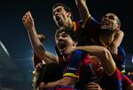 jubel. Barcelona vandt opgøret i fjendeland mod Real Madrid, der leverede en skuffende indsats. 