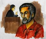 Anklaget. Tahawwur Hussain Rana, da han sad foran dommeren i 2009. 