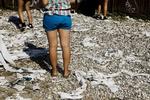 Kø. På trods af flere toiletter tager det op til en halv time at komme til på Roskildefestivalen. 