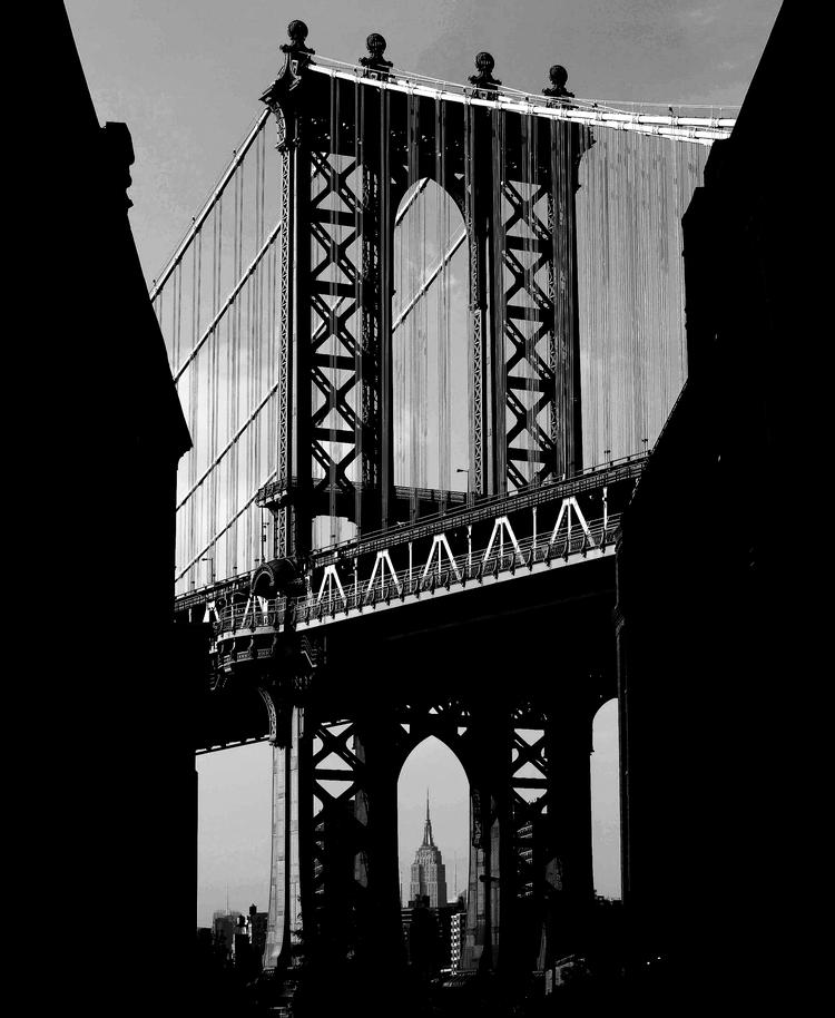 Brooklynbroen. Den unge kvinde  i romanen her er delt mellem det Irland, hun kommer fra, og det USA, hun rejser til. 