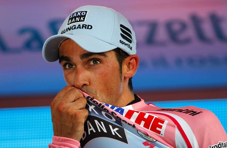 Sejr. Contador gav den gas i dagens enkeltstart, og det virkede. 