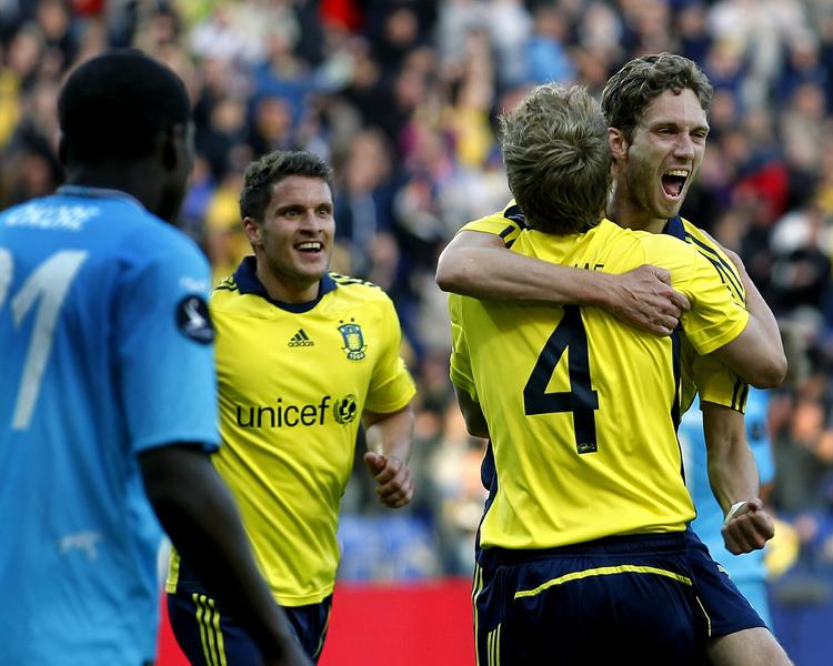 1-0. Med Clarence Goodson som målscorer var Brøndby på sejrskurs i 70 minutter af kampen mod FC Nordsjælland. 